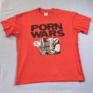 Vintage Frank Zappa Porn Wars Graphic Band Tee